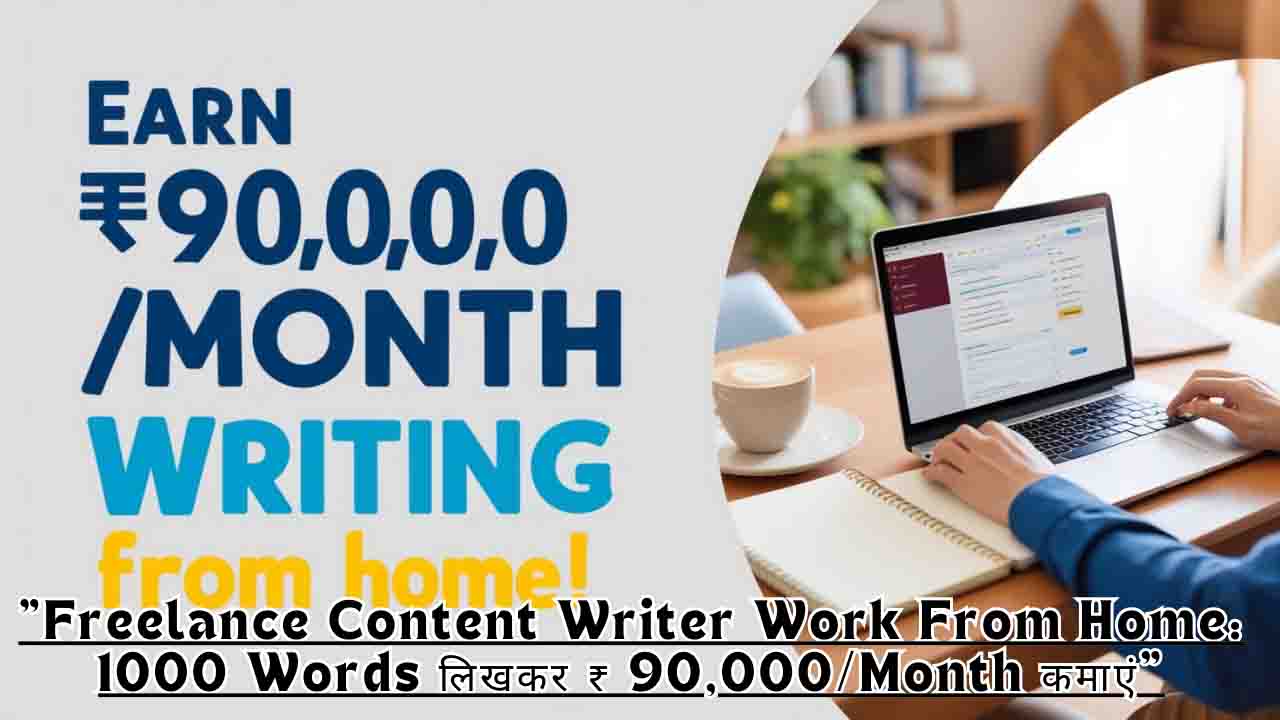 Freelance Content Writer Work From Home