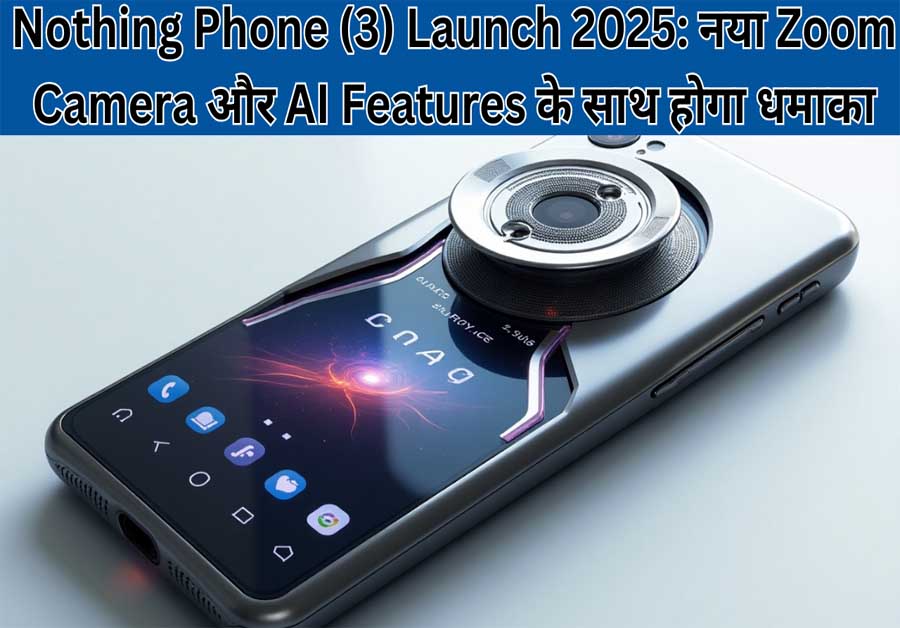 Nothing phone 3 launch 2025 camera ai features