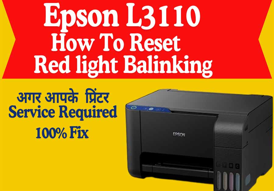 How to Reset Epson L3110